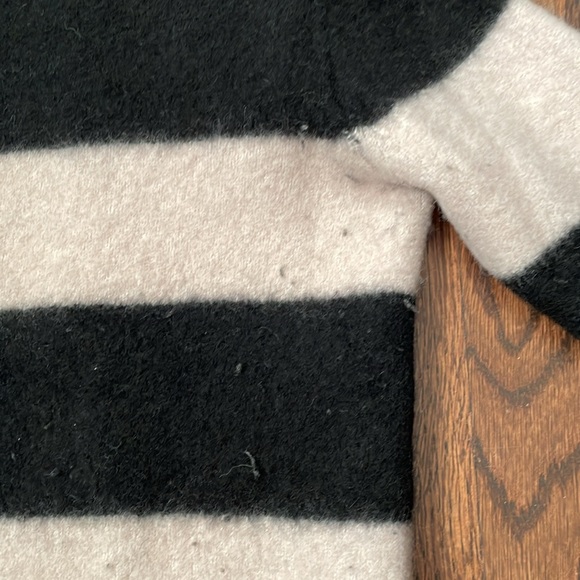 & other stories stockholm atelier wool blend black and white striped sweater, M - Picture 5 of 9